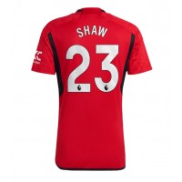 Manchester United Luke Shaw #23 Replica Home Shirt 2023-24 Short Sleeve